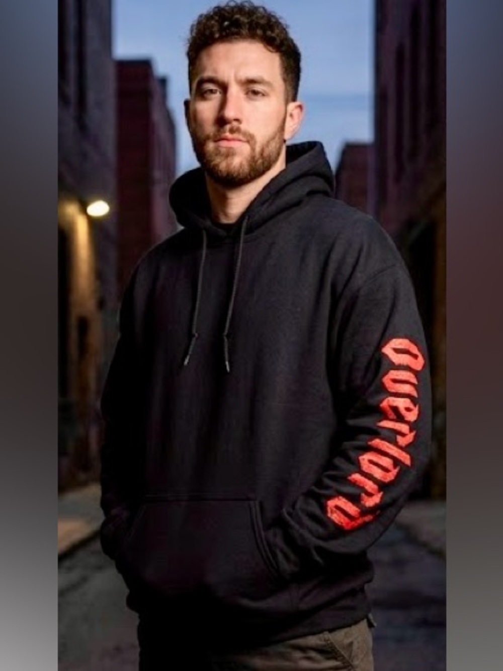 Overlord Sweatshirt Hoodie Exclusive Movie Merch  bGildan Black L - NWOT